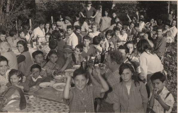 Repas de vendanges à Pontet Clauzure